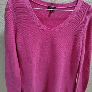 Talbots Pink V-Neck Sweater for Women